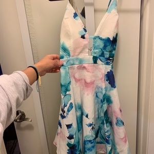 Floral straps dress NEW